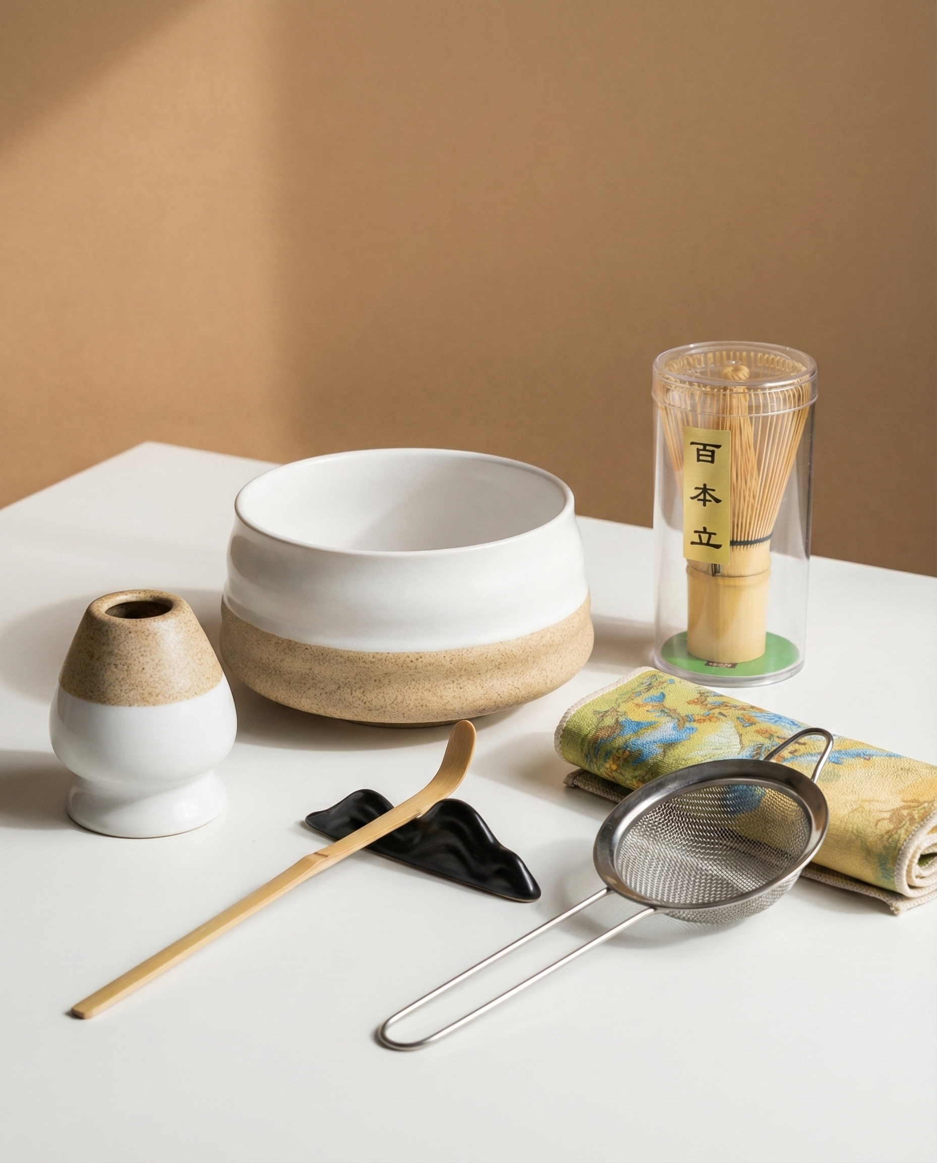 Natural Bamboo Matcha Ceremony Set (7 Pieces) - Kiyegi