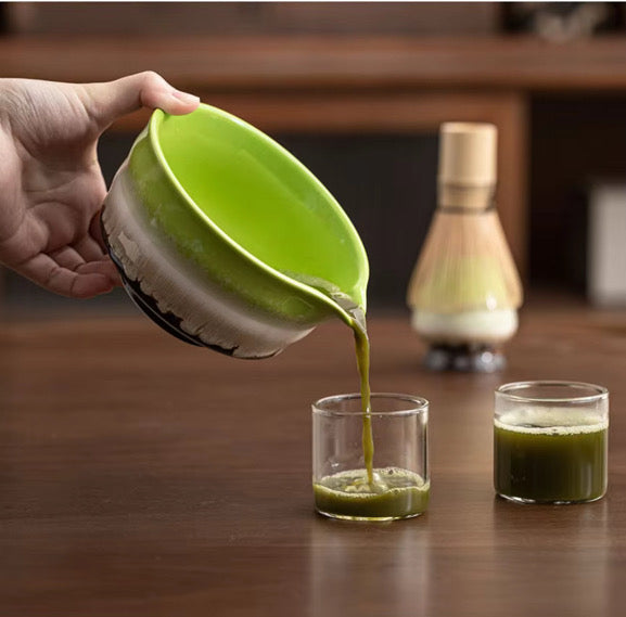 Complete Matcha Tea Set – Green Gradient Edition