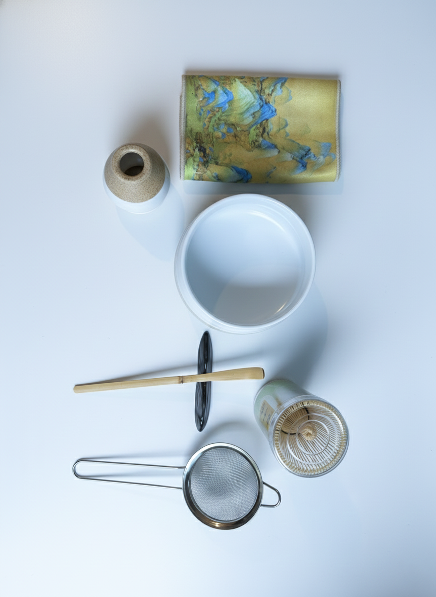 Natural Bamboo Matcha Ceremony Set (7 Pieces)